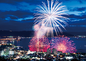 諏訪湖祭湖上花火大会