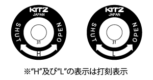 スプリングの種類の表示