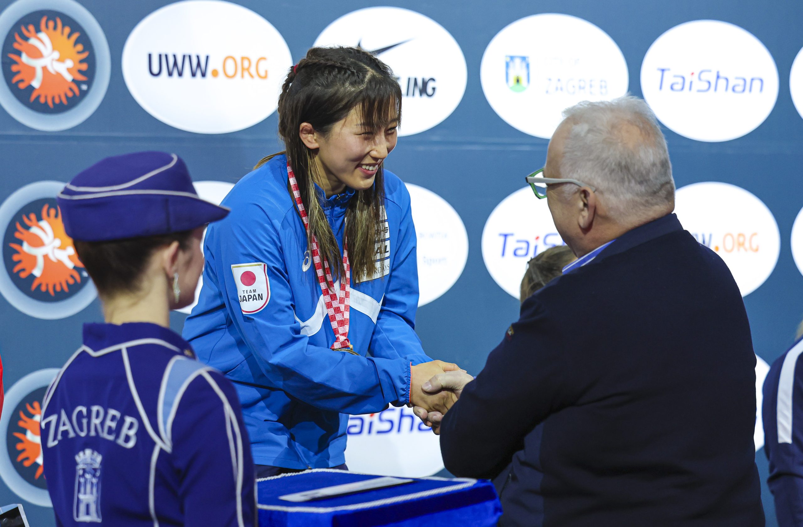 Podium 50kg WW - Gold Susaki Yui (JPN), Nenad Lalovic
