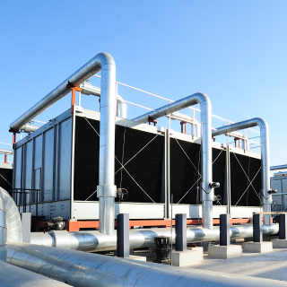 冷却塔などのユーティリティ設備