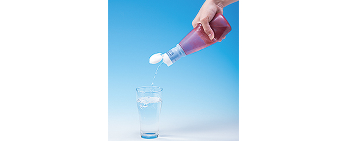 解決策・効果　＜携帯用浄水器＞