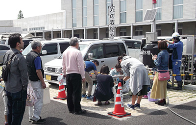 地震災害時の応急給水装置